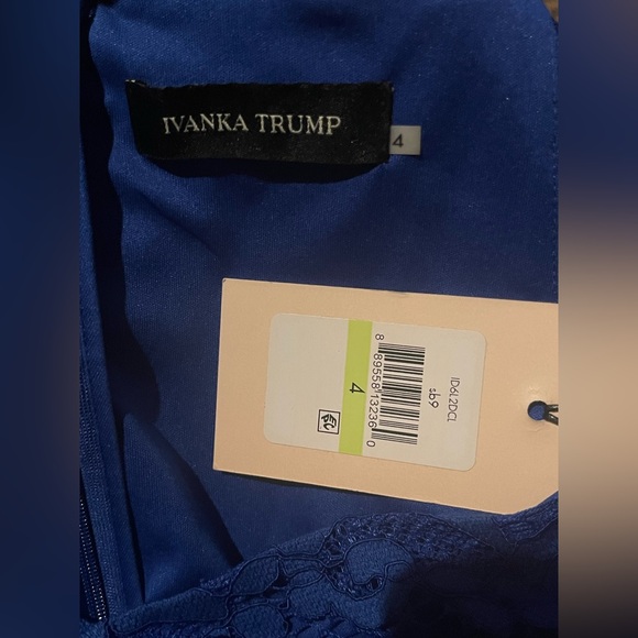 Ivanka Trump Elegant Blue Lace Dress size 4 - Picture 4 of 5